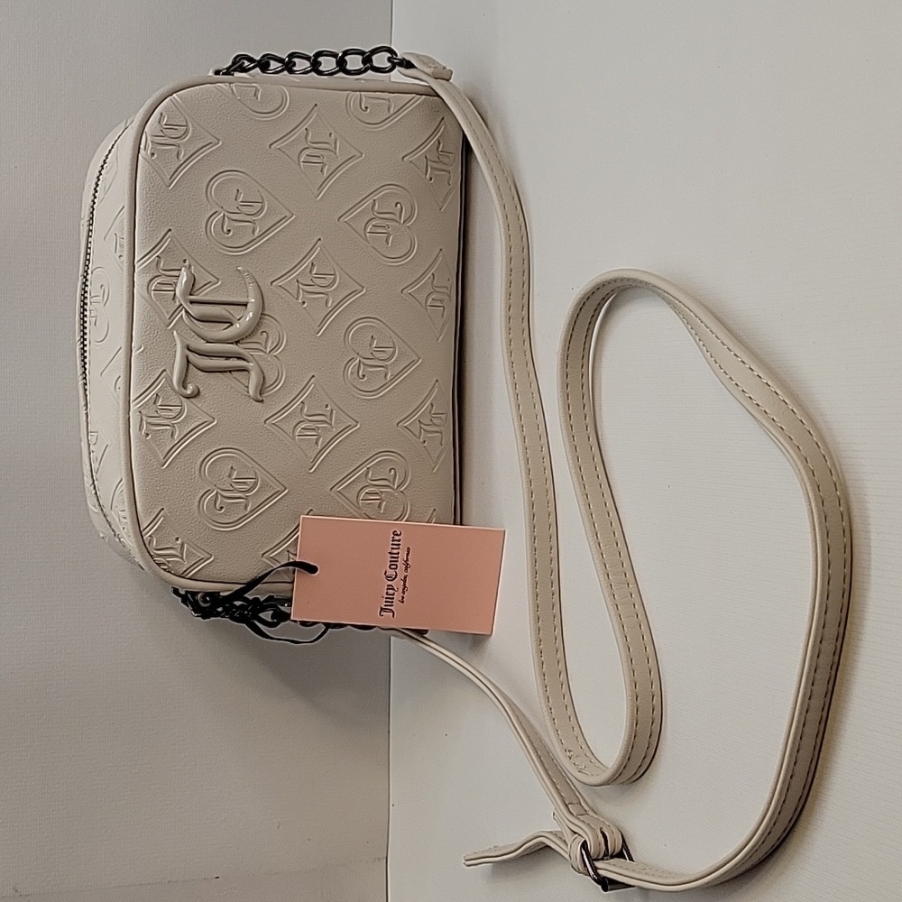 NWT Juicy Couture Crystal Good Times Crossbody Bag .